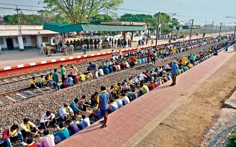 kurmi protest