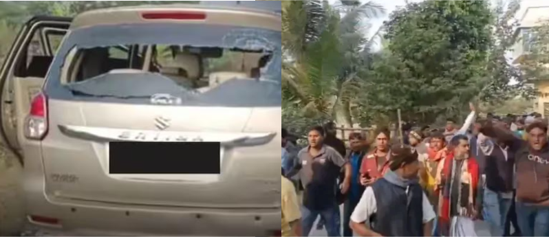 राशन घोटाले में TMC नेता के यहां रेड मारने पहुंची ED टीम पर सैकड़ों की भीड़ ने किया हमला, वाहनों को भी बनाया निशाना