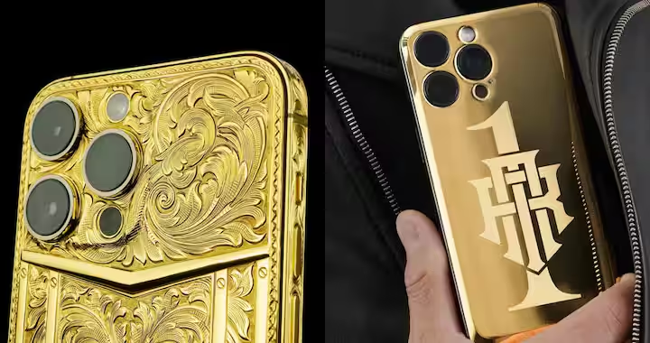 मार्केट में लॉन्च हुए 24 कैरेट गोल्ड से बने iPhone 16 Pro और Pro Max! कीमत जानकर हैरान रह जाएंगे आप।